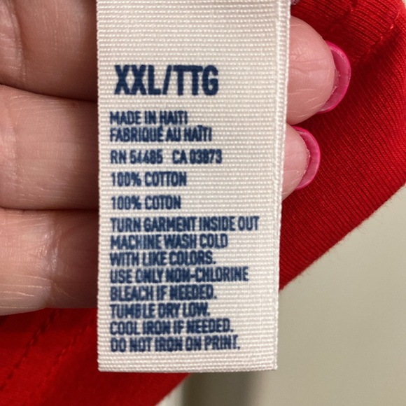 NWOT MEN’S RED SIZE XXL AMERICAN EAGLE SHORT SLEEVE T SHIRT - Picture 5 of 6